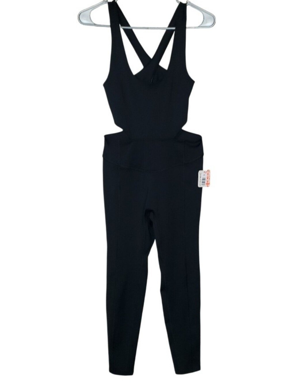 Free People Black Strappy Cutout Jumpsuit - Picture 3 of 13